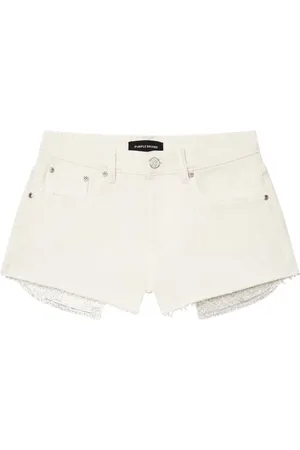 Purple Brand Short en jean à strass
