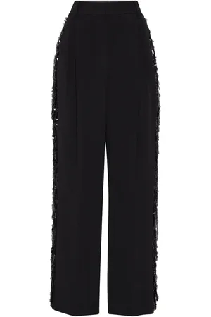 Brunello Cucinelli Pantalon Waterfall à broderies