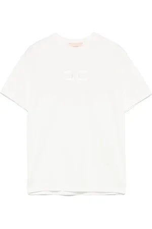 Elisabetta Franchi T-shirt à logo brodé