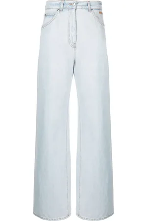 Msgm Jean ample à taille haute