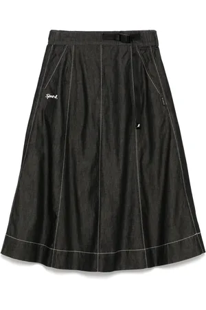 AGNÈS B. Jupe en chambray