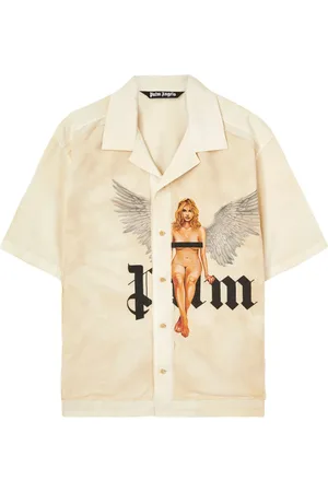 Palm Angels Chemise à motif graphique