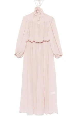 BLUMARINE Robe longue à broche fleur