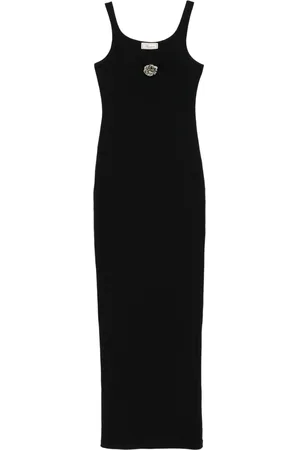 BLUMARINE Robe longue à broche fleur