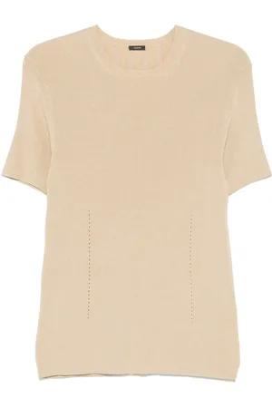 Joseph T-shirt en maille nervurée