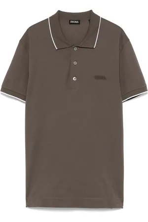 Ermenegildo Zegna Polo à logo brodé