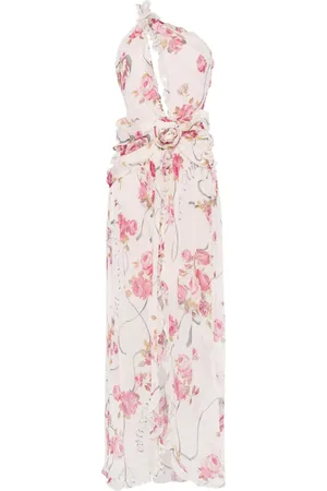 BLUMARINE Robe longue à fleurs