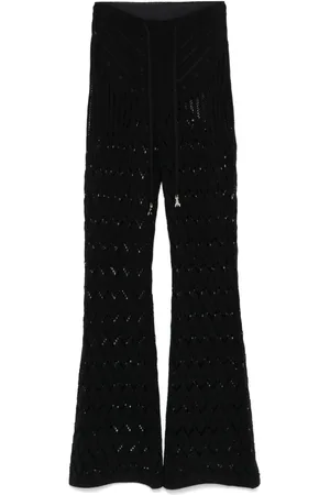 Patrizia Pepe Pantalon en maille ajourée