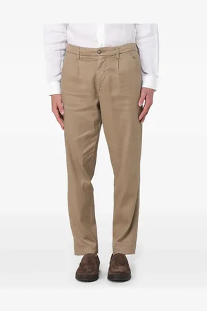 RE-HASH Pantalon en coton à coupe droite