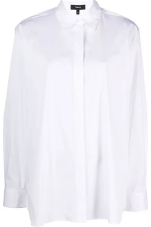 THEORY Chemise en coton à boutonnière