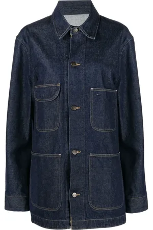 Maison Margiela Veste en jean à coutures contrastantes