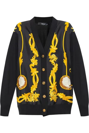 VERSACE Cardigan en laine mélangée
