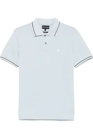 Emporio Armani Polo à bords rayés