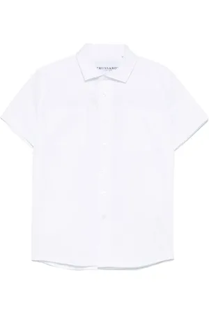 Trussardi Chemise à logo imprimé