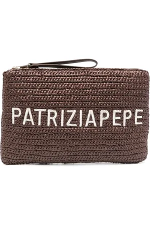 Patrizia Pepe Pochette à logo brodé