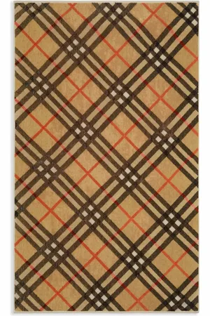 Burberry Serviette en coton à carreaux