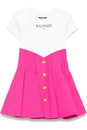 Balmain Robe courte colour block