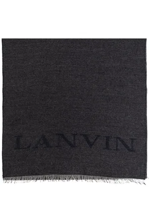 Lanvin écharpe à logo imprimé