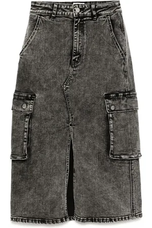 Izzue Jupe en jean à poches cargo