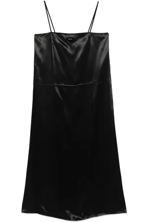 Prada Robe-nuisette en satin à coupe mi-longue