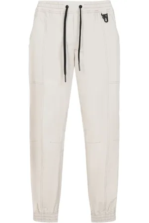 Moncler Pantalon droit à logo imprimé
