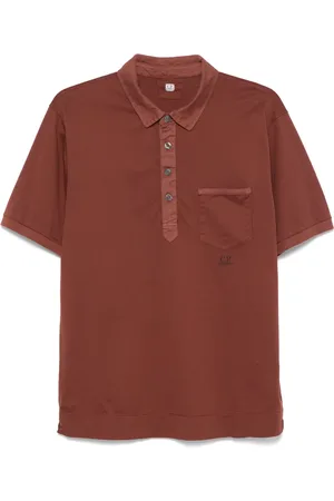 C.P. Company Polo à logo imprimé
