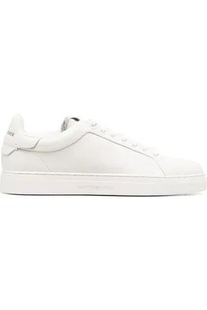 Emporio Armani Baskets lacées à logo imprimé