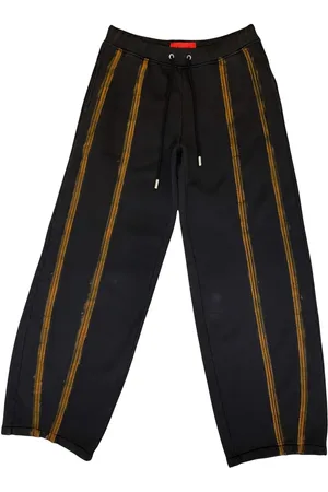 ECKHAUS LATTA Pantalon rayé à lien de resserrage