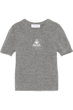 Marine Serre T-shirt à logo brodé