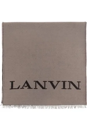 Lanvin écharpe à logo imprimé