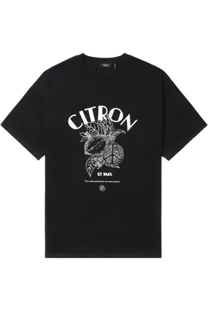 FIVE CM T-shirt en coton à imprimé graphique