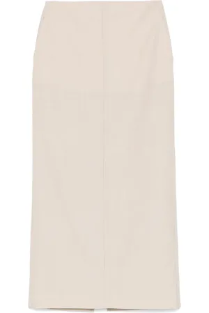 Serafini Jupe chinée à coupe mi-longue