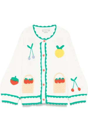 Stella McCartney Cardigan à motif fruit brodé