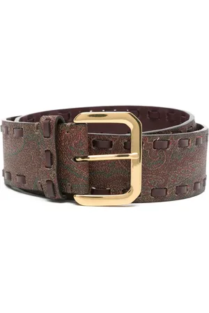 Etro Ceinture à motif cachemire en jacquard