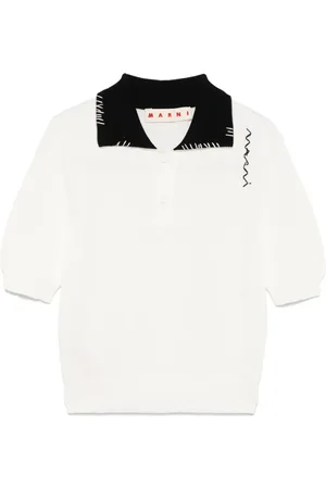 Marni Polo à col contrastant