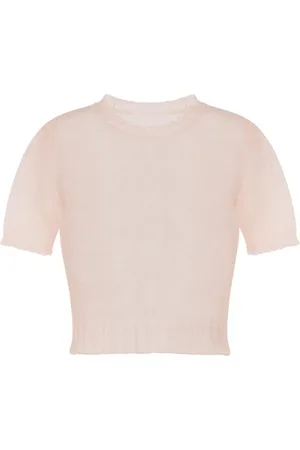 Maison Margiela Haut en maille à effet de transparence