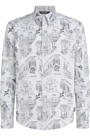 Karl Lagerfeld X Jorge Parra chemise imprimée