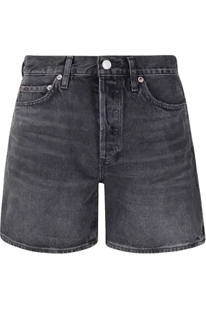 AGOLDE Short en jean à taille haute