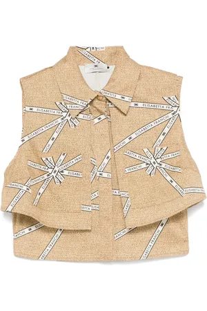 Elisabetta Franchi Chemise à logo imprimé