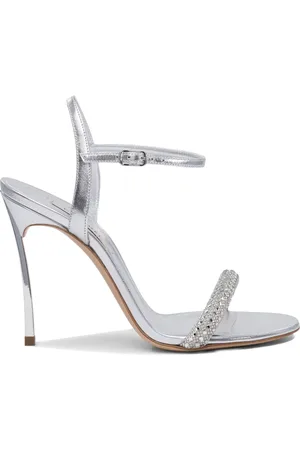Casadei Sandales à ornements de cristal