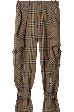 Burberry Pantalon en soie mélangée
