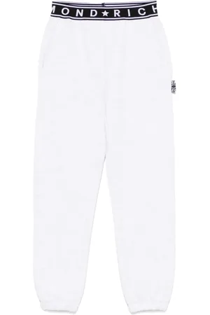 John Richmond Pantalon de jogging à taille à logo