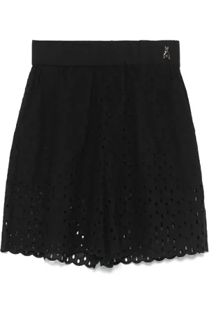 Patrizia Pepe Short en broderie anglaise à logo