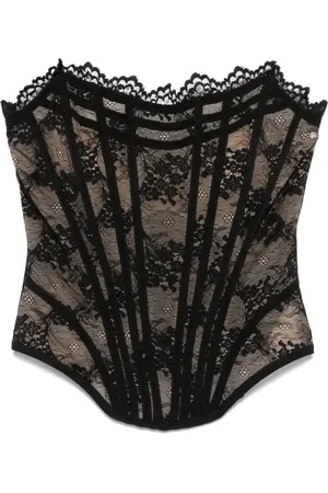GIUSEPPE DI MORABITO Haut-corset à dentelle appliquée
