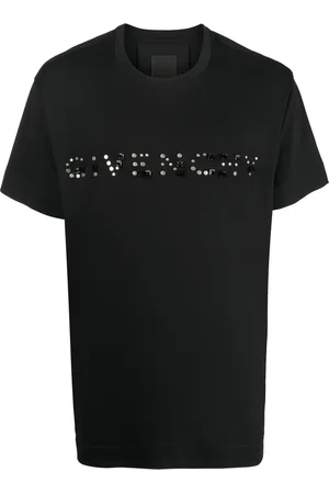 Givenchy T-shirt en coton à détails de clous