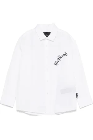 John Richmond Chemise à logo imprimé