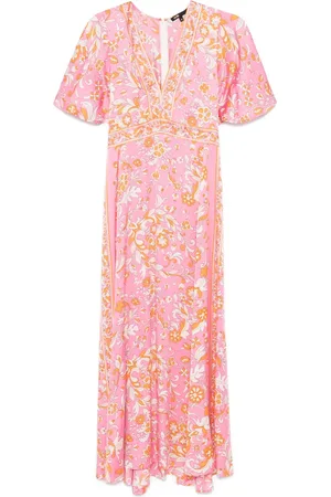 Maje Robe longue à fleurs
