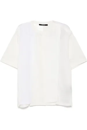 SONGZIO T-shirt asymétrique à empiècements verticaux