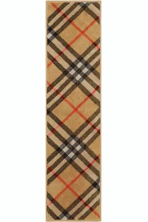 Burberry Serviette en coton à carreaux