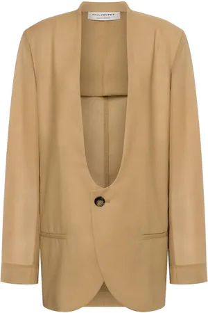 Serafini Blazer à design sans revers